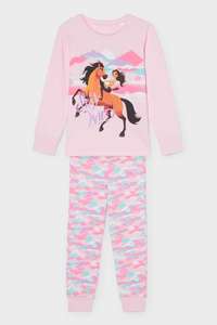 Pyjama Spirit pour Fille - 2 pièces, rose (2 à 6 ans)