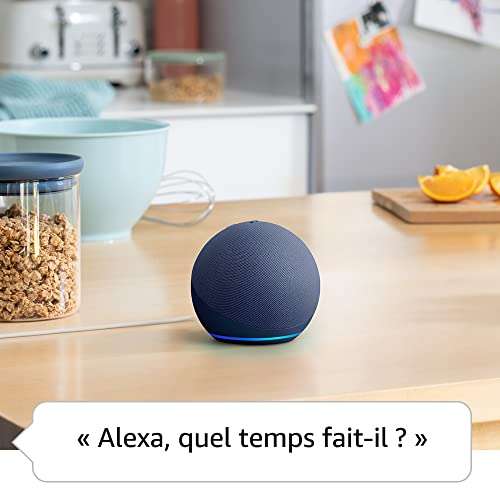 Assistant vocal connecté Amazon Echo Dot (5ème génération) + Smart Plug