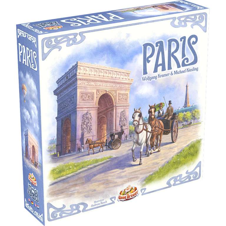 Jeu De Société Ancien Paris Le Grand Jeu De La Capitale - Édition Interv'You, Complet, Comme Neuf