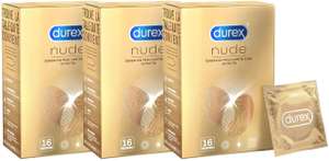 Lot de 48 Préservatifs Durex Nude Ultra Fins - Sensations et Sécurité - 3x16