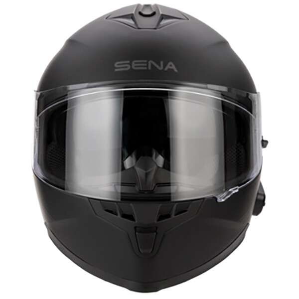 Casque moto intégral Sena Outride avec intercom intégré - Noir Mat, tailles L au XL