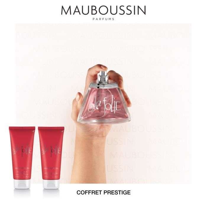 Coffret Mauboussin 2022 A La Folie Eau de Parfum 100ml Gel