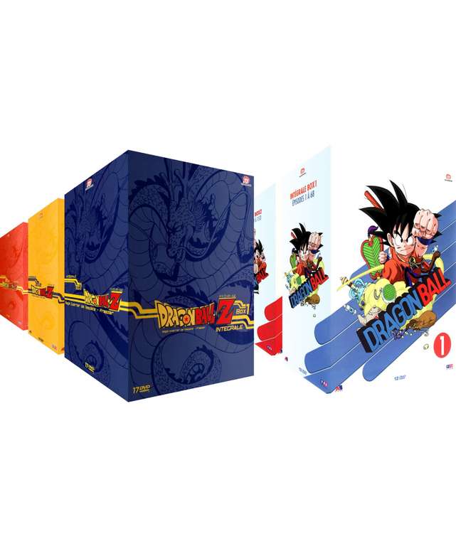 Dragon Ball Z et GT Intégrale 20 Films et OAV Pack 2 Coffrets (10 DVD)