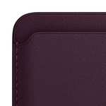 Apple Porte-cartes en cuir avec MagSafe (pour iPhone) - Cerise Noire
