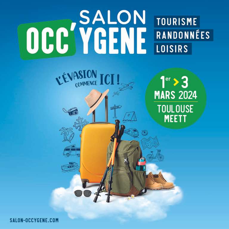 Invitation gratuite au Salon Occ'ygène de Toulouse 2024 - MEETT, Aussonne (31)