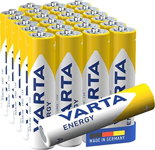 Lot de 24 Piles Varta Energy Micro AAA Alkaline Battery