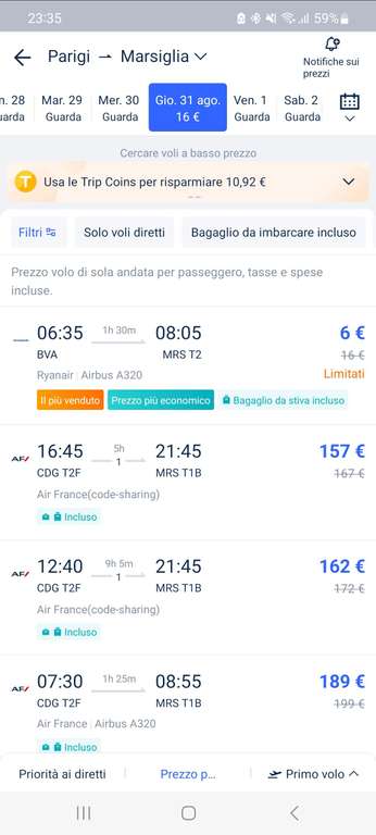 10€ de réduction sur les billets d'avion dès 11€ d'achats (Via l'application)