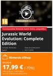 Sélection de jeux en promotion sur le Nintendo eshop. Ex: Jurassic World Evolution Complete Edition (Dématérialisé)