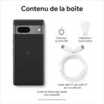 Smartphone 6,3" Google Pixel 7 - 128Go, Noir (vendeur tiers)
