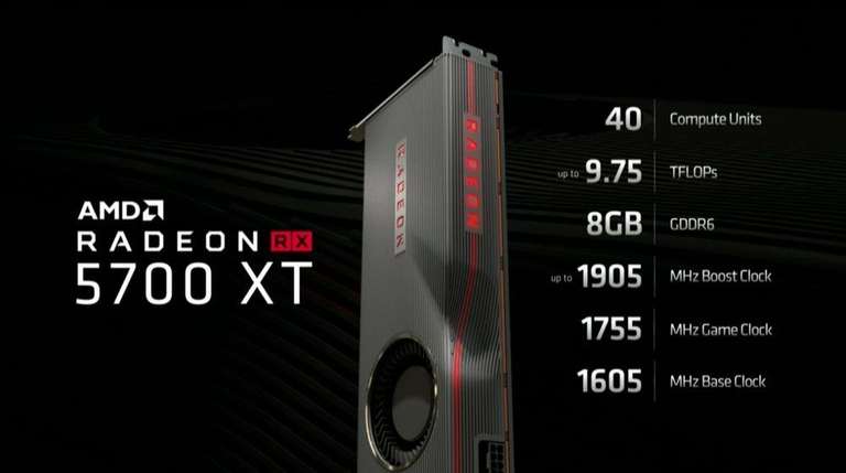 Carte Graphique AMD Radeon 5700XT 8 Go FH