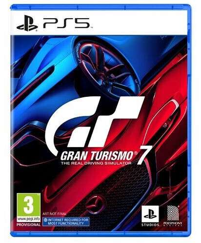 Gran Turismo 7 à 29.99€ sur PS4 ou 39.99€ sur PS5 pour la reprise d'un jeu parmi une sélection