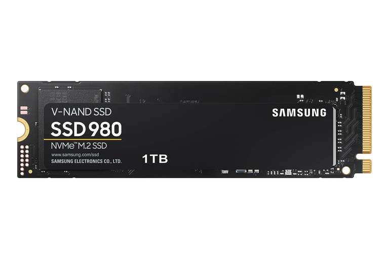 Disque SSD Interne NVMe M.2 Samsung 980 MZ-V8V1T0BW, PCIe 3.0, 1 To, Contrôle thermique intelligent