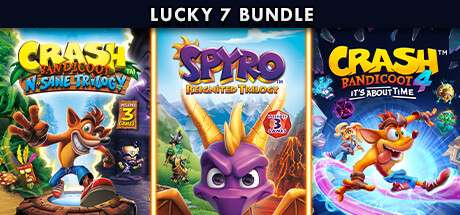 Pack Les 7 Chanceux : Spyro Reignited Trilogy, Crash Bandicoot N. Sane Trilogy and Crash Bandicoot 4: It's About Time sur PC (Dématérialisé)