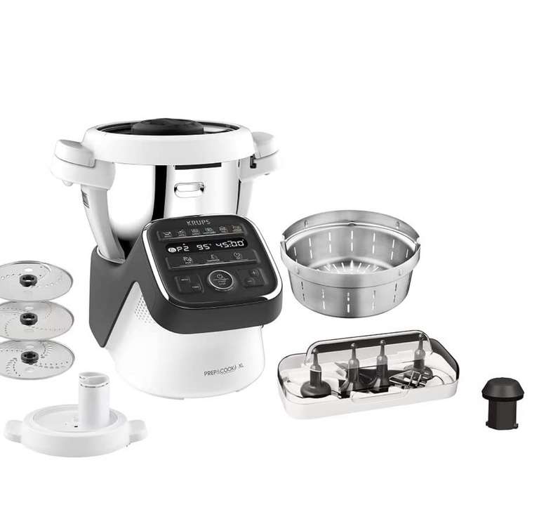Robot de cuisine multifonction Krups HP50A8 Prep&Cook XL + hachoir (Companion XL)