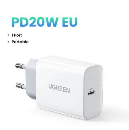 Chargeur secteur Ugreen CD170 - 20w, USB type-C