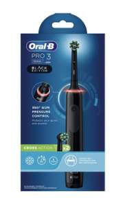 Brosse à dents électrique Oral-B Pro 3 – Différentes Variétés (Via 40.57€ sur Carte Fidélité + ODR de 20€ via envie de plus)