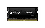 Kit mémoire Ram DDR4 Sodimm Kingston Fury Impact - 64 Go (2x32 Go), 3200MHz, CL20