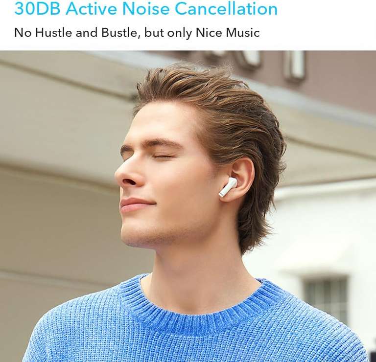 Écouteurs sans fil Honor Earbuds X5 - Bluetooth 5.3, Réduction de bruit active, Autonomie Jusqu'à 35h, IP54, Blanc (via code newsletter)