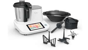 Robot cuiseur Moulinex Click & Cook HF506110 - 1400 W, 3.6L, Ecran Tactile, 32 fonctions, 600 recettes intégrées