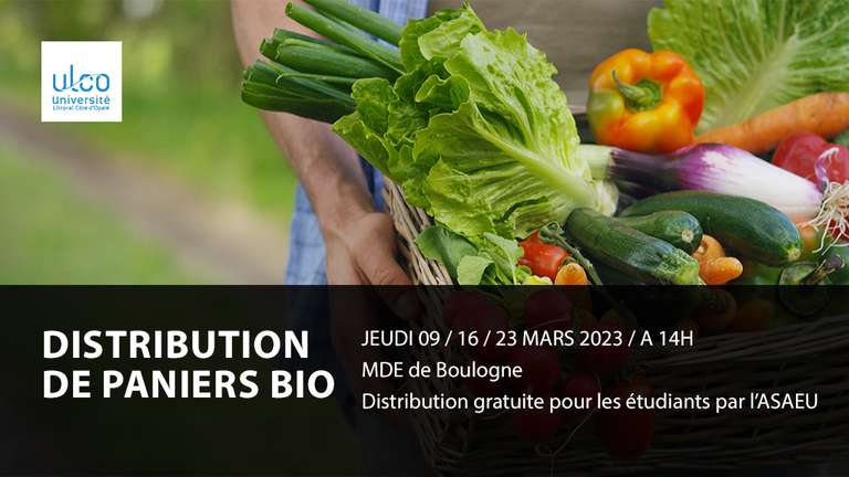 [Étudiants] Distributions gratuites de paniers de légumes bio - Calais, Boulogne-sur-Mer (62)
