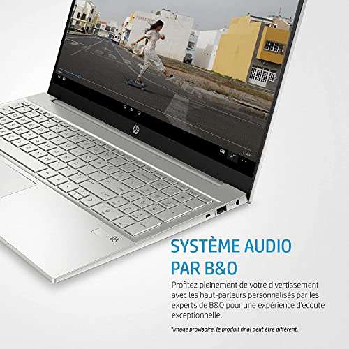 PC portable HP Pavilion 15-eg2000sf - FHD, Intel Core i5-1235U, RAM 16 Go, SSD 512 Go, AZERTY, Windows 11 Famille