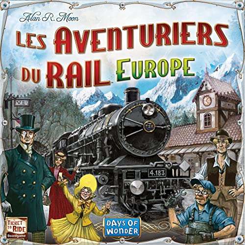 Jeu de société Les Aventuriers du Rail : Europe (via coupon)