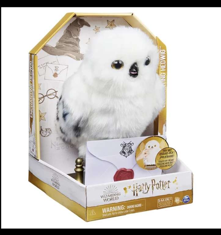 Peluche interactive Hedwige Enchantée - Harry Potter Spin Master
