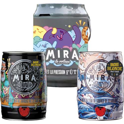 Pack Beer up + 2 fûts d'artistes Mira (boutiquemira.fr)