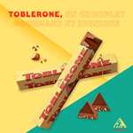 24 Barres de Chocolat Toblerone - Recette Originale (au Lait avec Nougat au Miel et aux Amandes), 24 x 35g