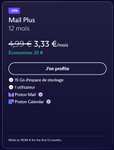 [Nouveaux Comptes] Sélection d'offres promotionnelle Proton : Abonnement 12 Mois Proton Unlimited à 8,69€/Mois