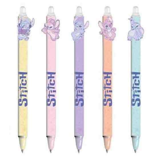 Stylo Gel Effaçable Stitch - Encre Bleue, Pointe Fine - Pour école, Bureau, Notes, Dessin