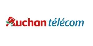 Forfait mobile 4G Auchan Télécom - Appels/SMS/MMS illimités + 15 Go de DATA (sans engagement)
