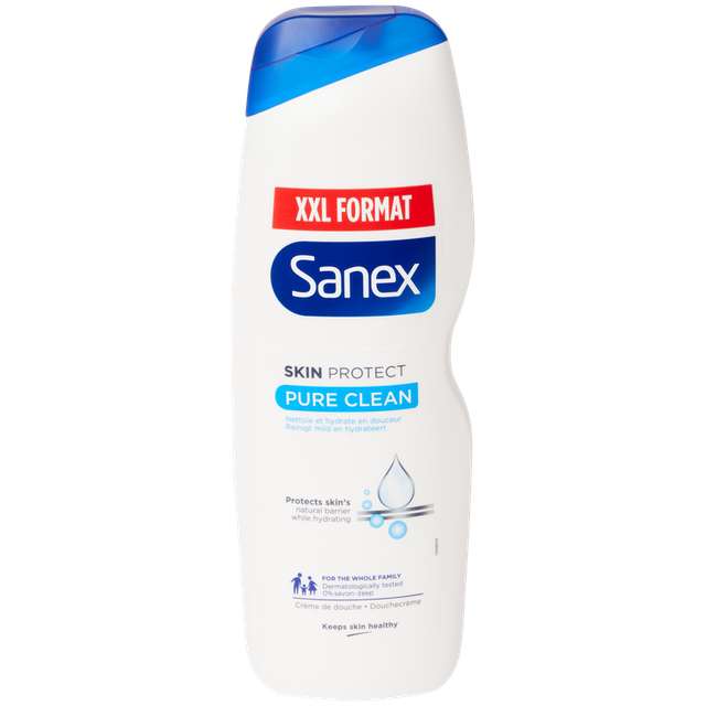 Crème de douche Sanex Skin Protect Pure Clean - 1L
