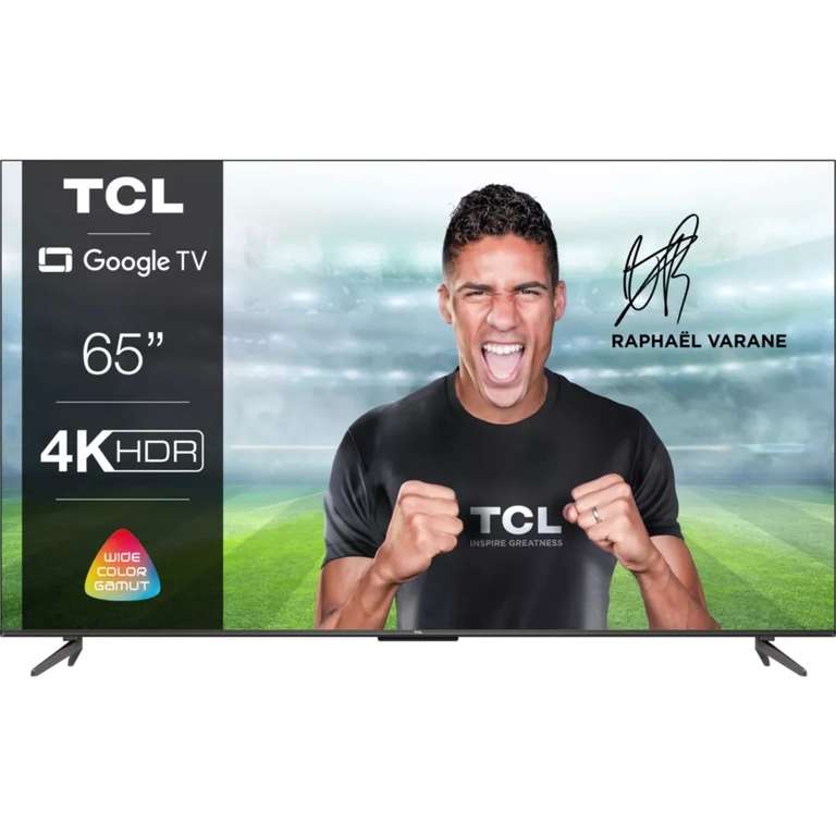 TV 65" TCL 65P735 - 4K, Dolby Vision, Dolby Atmos, Google TV, 3 ports HDMI (+Jusqu'à 93.96€ en Rakuten Points)