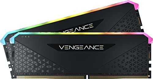 Kit mémoire RAM DDR4 Corsair Vengeance RGB RS 32 Go (2 x 16 Go) - 3200 MHz, CL16 (CMG32GX4M2E3200C16)
