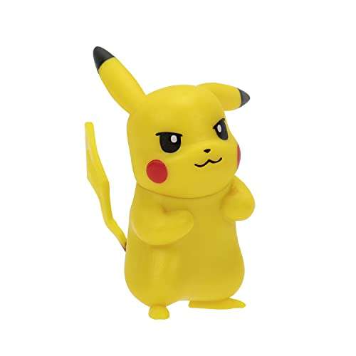 Pack de 6 figurines Bandai Pokémon Vague 3 - Pikachu, Carapuce, Salamèche, Bulbizare, Mimiqui,Toxizap - JW2684