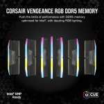 Kit mémoire RAM Corsair Vengeance RGB - 32 Go (2 x 16 Go) DDR5, 7200 MHz, C34