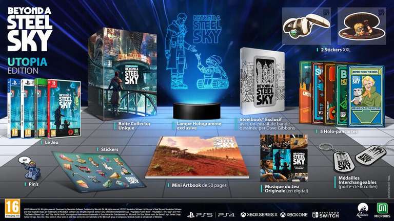 Sélection de jeux en promotion - Ex : Beyond a Steel Sky Utopia Edition sur PS5