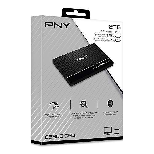 SSD interne 2.5" PNY CS900 - 2 To, 550 Mo/s
