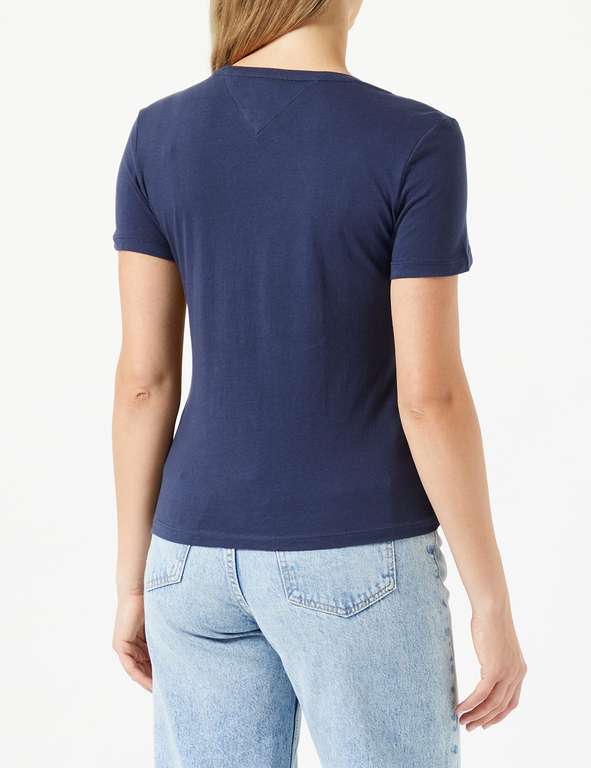 T-Shirt Femme Manches Courtes Tommy JeansTJW Soft Encolure Ronde