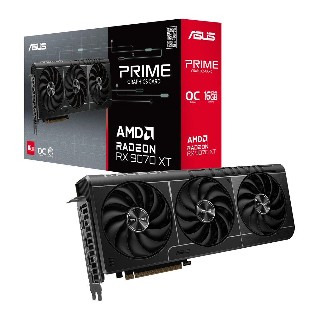 Carte graphique Asus Prime Radeon RX 9070 XT OC