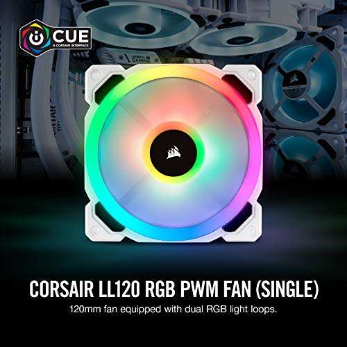 Ventilateur PC Corsair LL120 RGB (Sans Lighting Node et contrôleur)
