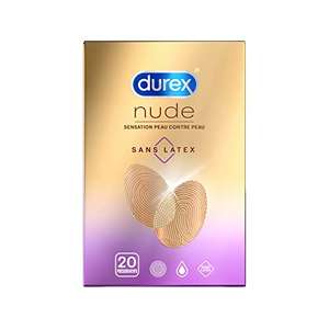 Boîte de 20 préservatifs Nude Sans Latex Durex