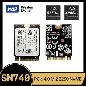 SSD NVMe M.2 interne Western Digital-WD SN740 -1 To, 2230, Gen4