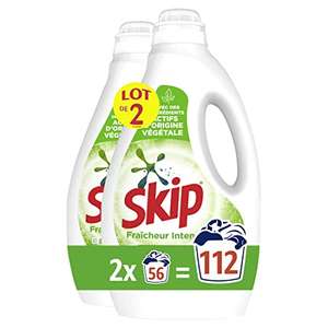 lot de 2 Lessive Liquide Skip Fraîcheur Intense 112 lavages