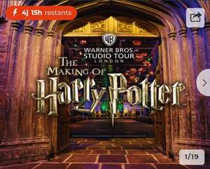 Séjour 2 nuits + Vol depuis Lyon + entrée au Parc Harry Potter à Londres du 10 Mars au 12 mars pour 2 Personnes