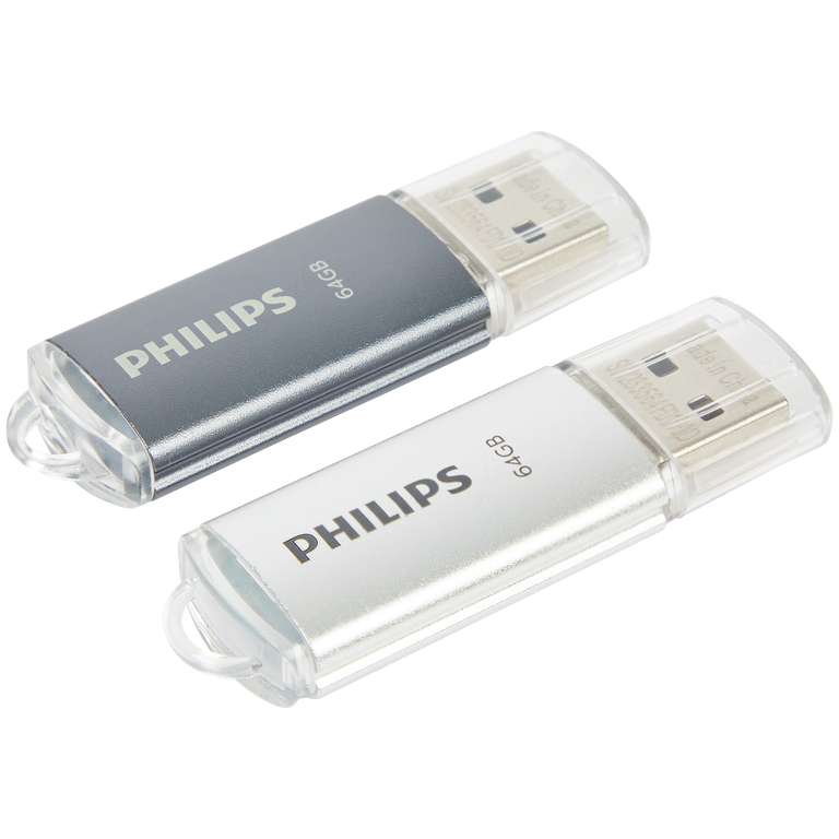 Lot de 2 clés USB 64Go Philips –
