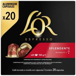 20 Capsules de café L'Or Espresso Splendente n°7 compatible Nespresso & L'Or Barista