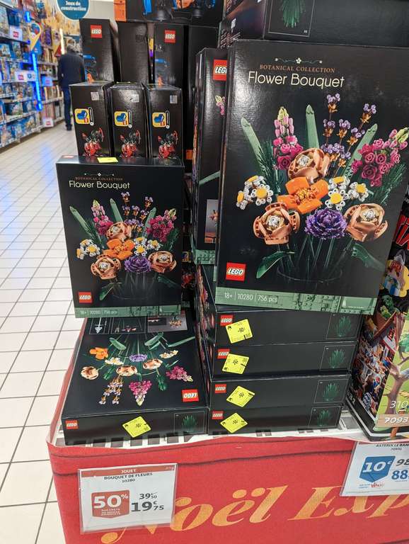 Jeu de construction Lego Icons Bouquet de Fleurs 10280 - Auchan Perpignan (66)