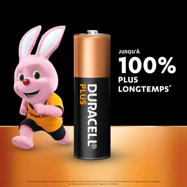Duracell Plus Piles AAA Lot De 12 - Alcalines 1.5V Longue Durée, Emballage Éco 0% Plastique